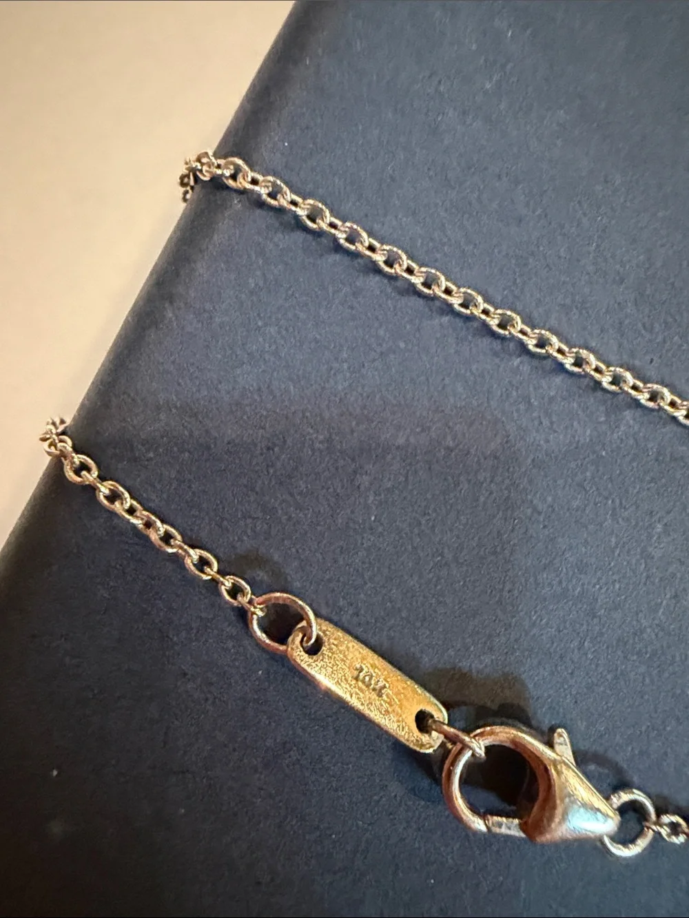 Delicate Diamond Pendant Necklace - White Gold